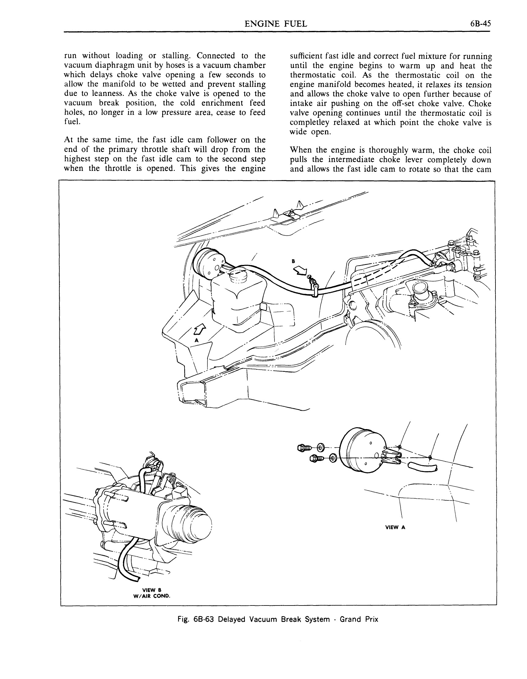 1970 Pontiac Chassis Service Manual - Engine Fuel Page 45 of 65